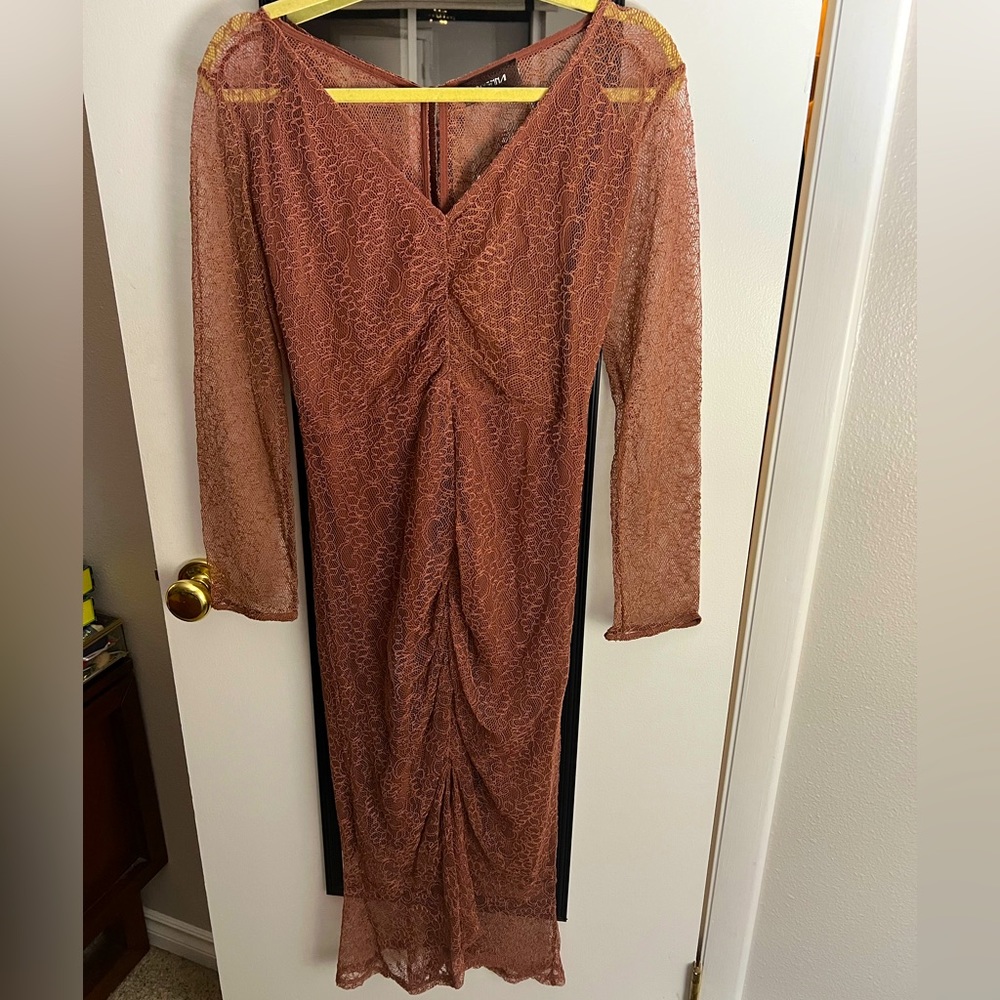 Mauve/ Dusty Rose colored party or wedding dress